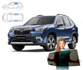 Parasolare pentru Subaru Forester V 5 din 2019, parasolare din 2 piese cu magneți