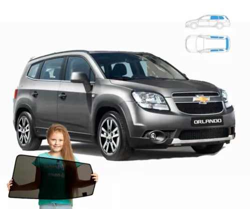 Set parasolar pentru Chevrolet Orlando 1 I 2010-2018, panouri spate + lunetă