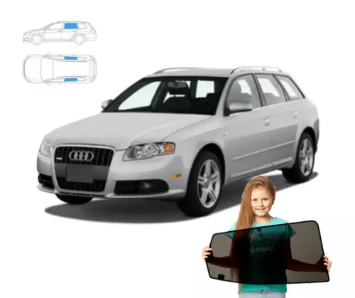 Parasolare pentru Audi A4 B7 Estate 04'-06' Panouri spate, 2 bucăți