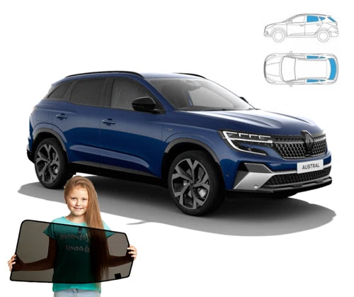 Parasolar pentru Renault Austral SUV din 2022 încoace - set de 5 piese cu magneți