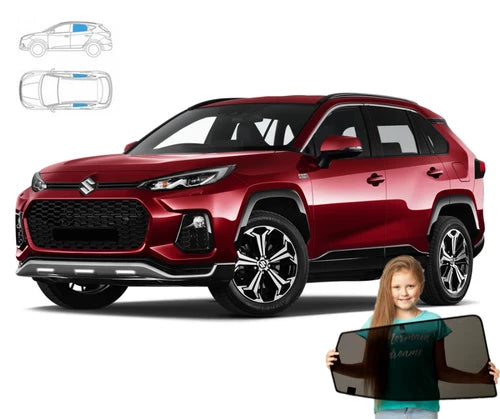 Parasolar pentru Suzuki Across 2020, set de 2 piese cu magneți