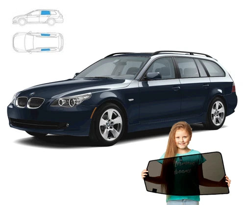 Parasolare pentru BMW 5 Touring E61 03'-10' panouri spate, set de 2
