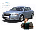 Parasolar pentru Audi A4 B7 A4B7 sedan 2004-2008, set 2 piese cu magneți