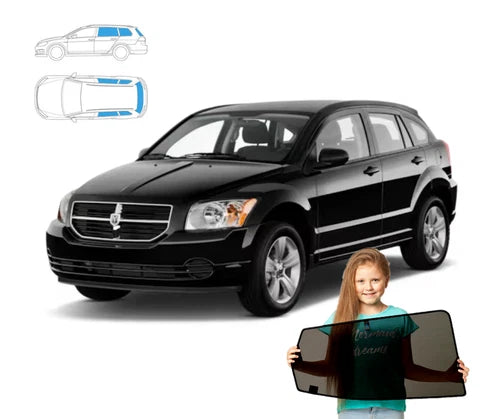 Parasolare pentru Dodge Caliber 2006-2011, set de 5 piese cu magneți