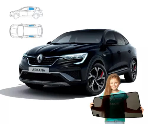 Parasolare pentru Renault Arkana 2020 - parasolare din 2 piese pe magneți