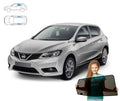 Parasolar pentru Nissan Pulsar Hatchback 14-18, set de 2 piese cu magneți