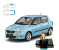 Parasolar pentru Skoda Fabia 2 Hatchback 06'-14, panouri spate + lunetă