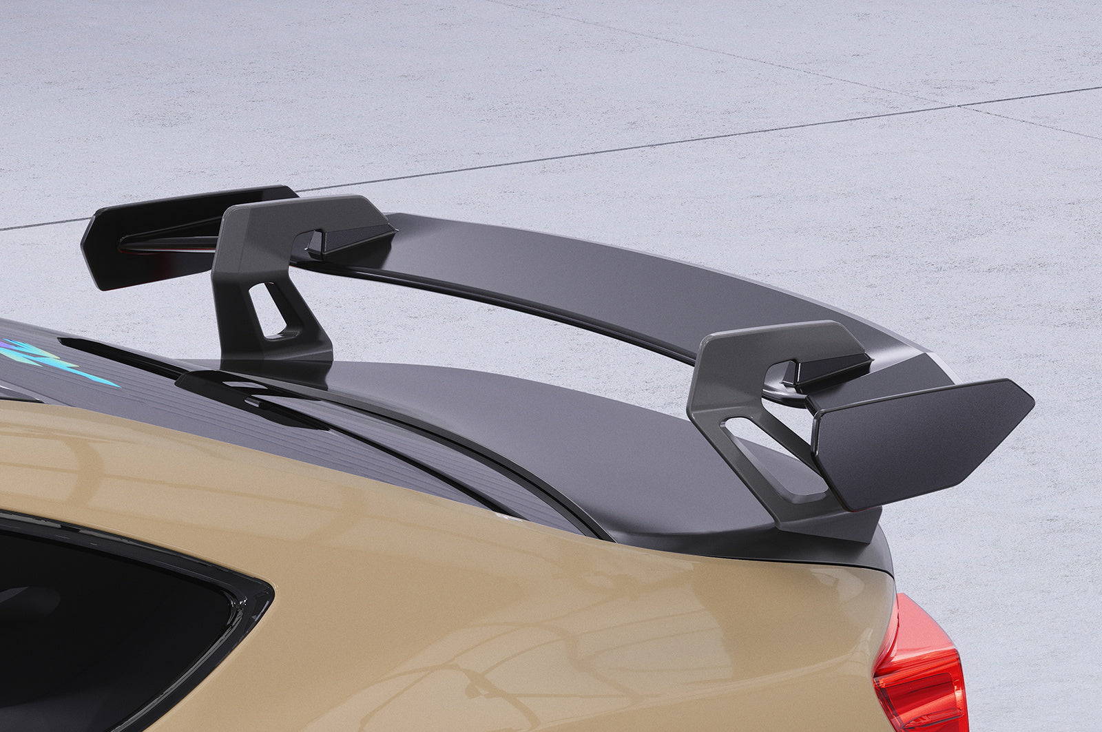 Eleron spate tip gât de lebădă cu ABE pentru Toyota GT86 (ZN6) / Subaru BRZ (prima generație) SHF006