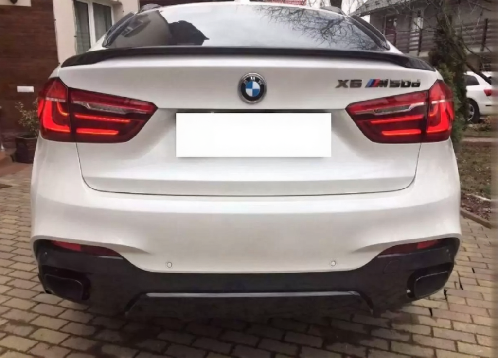 Prelungire difuzor spoiler tuning sport bara spate BMW X6 F16 M50D M Performance Aero Pack Sport ver1 TFB TUNING