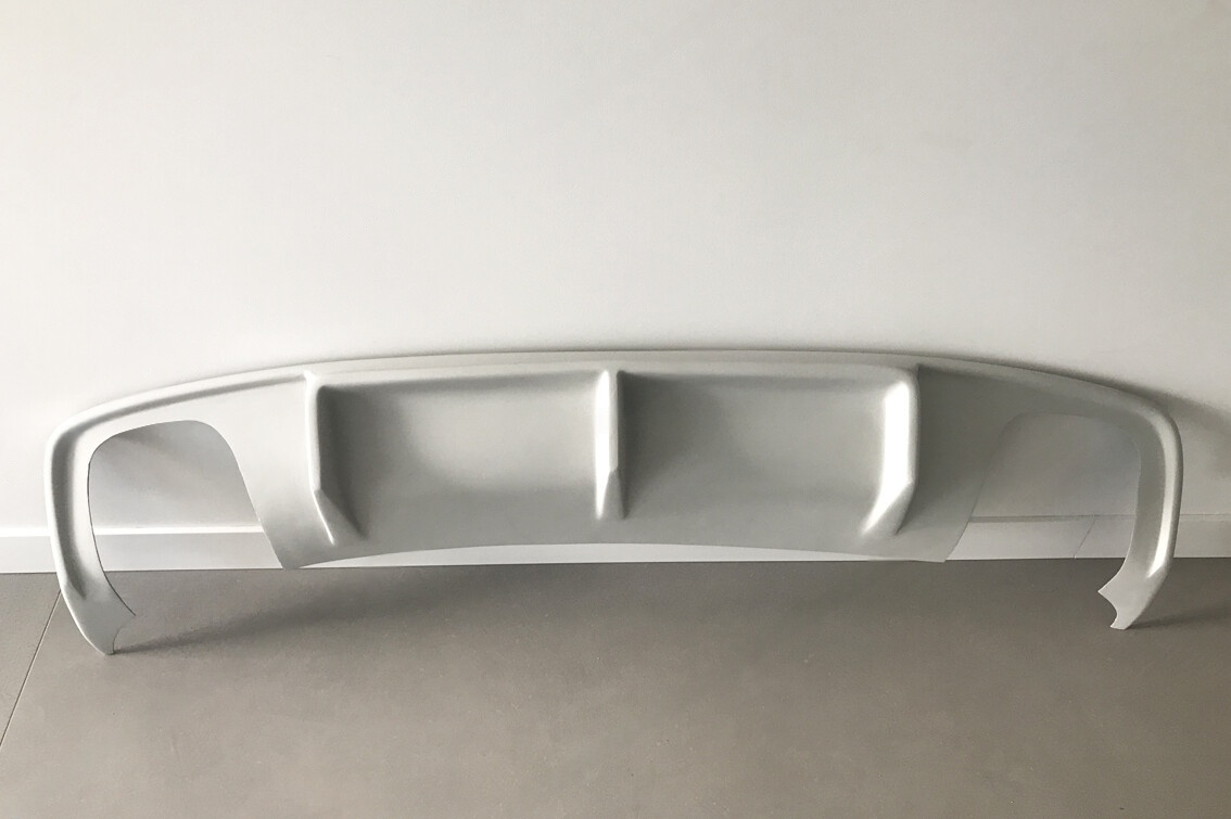 Difuzor bara spate fusta spoiler lip AUDI A4 B8 2012-2015 SEDAN AVANT cu bara SLINE aspect RS TFB TUNING