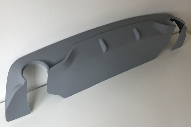 Difuzor bara spate fusta spoiler lip Peugeot 308 MK2 Hatchback 5 usi aspect GTI din 2013+ TFB TUNING